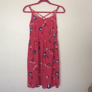 Pink cute sun dress